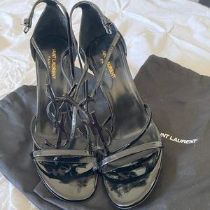 YSL 42EU, 11US black heels